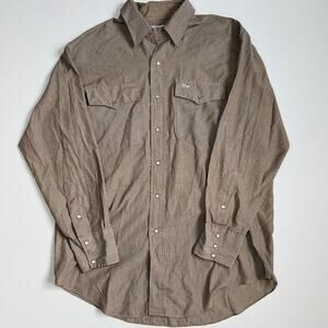 Vintage Silver Spur Western Shirt Cowboy Pearl Snap Striped Rodeo Shirt 16.5-34